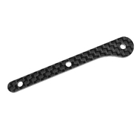 Team Corally - Chassis Brace Stiffener - Front - fits part C-00180-104 - Graphite 2.5mm - 2 pcs