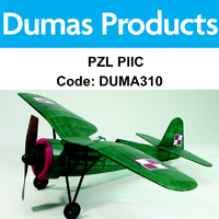 DUMAS 310 PZL PIIC 30 INCH WINGSPAN RUBBER POWERED