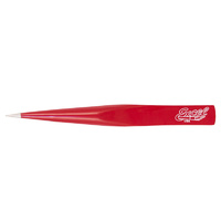 EXCEL 30428 EXCEL 4.5 INCH HOLLOW HANDLE TWEEZERS (RED)