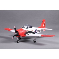 T28 Trojan 800mm Red & White (V2) PNP (Reflex system NOT included)