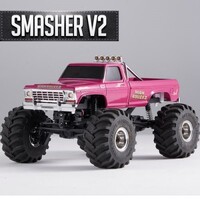 FMS 1:24 FCX24 Smasher Monster Truck RTR 4WD VERSION 2 RED