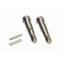 Titanium Knurl Tip Front Axle B5/B5M/T5M
