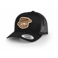 JConcepts - Heritage 21 hat - round bill, mesh, snap-back design - Black