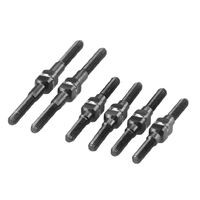Mini-T 2.0 | Mini-B Fin titanium turnbuckle set, black - 6pc