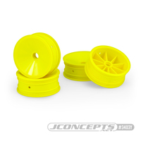 Mono - RC10, RC10B2, RC10B3 2.2" front wheel (yellow) - 4pc