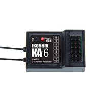 IKONNIK AR-6 6CH RECEIVER WITH HITEC RED SYSTEM