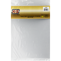###K&S 1308 .015INX8.5INX11IN CLEAR PLASTIC (2 SHEETS PER BAG)