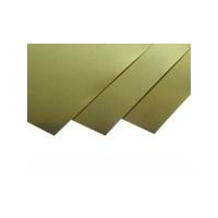 K&S 258 SHEET METAL (3IN X 6IN SHEETS) .003 BRASS  (1 SHEET PER BAG)