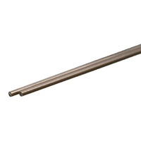 K&S 87131 ROUND STAINLESS STEEL ROD (12IN LENGTHS) 1/16IN (2 RODS PER CARD)