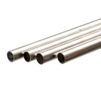 K&S 9317 ROUND ALUMINUM TUBE .035 WALL (36IN LENGTHS) 7/16IN (1 tube per bag x 4 bags) 