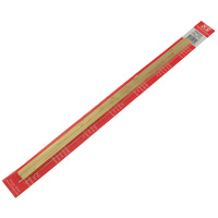 K&S 9854 SQUARE BRASS TUBE  (300MM LENGTHS) 6MMX6MM X .45MM WALL (2 PIECES)