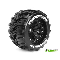MT-Cyclone 1/8 Monster Truck Tyres Black