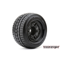 Trigger Black wheel with 1/2 offset 17mm hex mounted