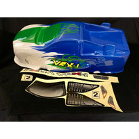 VRX-1 Truggy Painted Body Blue,Green and White