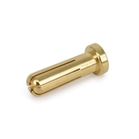5.0mm gold plated connector Male 2pcs