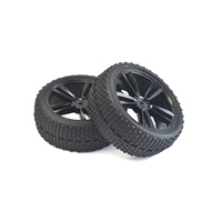Tornado RC Front Tires and Rims For Buggy