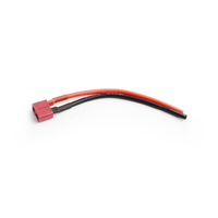 Female Deans plug with 10cm 14AWG silicone wire