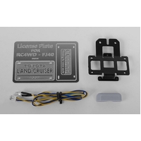 Rear License Plate System for RC4WD G2 Cruiser (w/LED)
