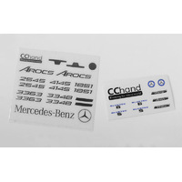 Emblems Set for Mercedes-Benz Arocs 3348 6x4 Tipper Truck