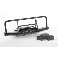 Steel Front Winch Bumper W/Plastic Winch for 1/18 Gelande II RTR W/BlackJack Body (Black)