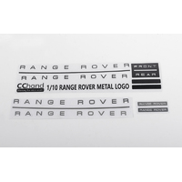 Metal Emblem Set for JS Scale 1/10 Range Rover Classic Body