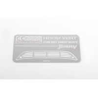Metal Hood Vent for MST 1/10 CMX w/ Jimny J3 Body
