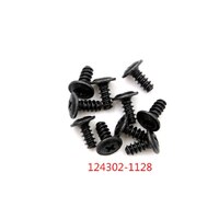 Self-tapping screws with round head