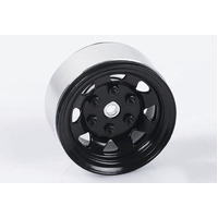 Stamped Steel Single 1.55" Stock Black Beadlock Wheel