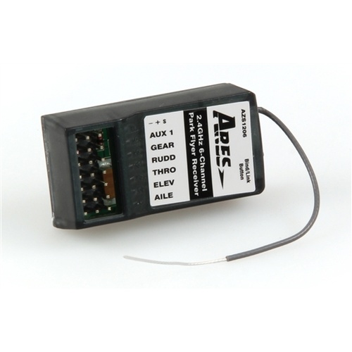 ARES AZS1206 6-CHANNEL PARK FLYER RECEIVER: GAMMA 370