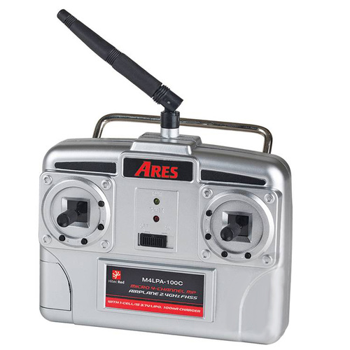 ARES AZSA1838 HITEC RED 4-CH TRANSMITTER W/100MA CHARGER: FOKKER DVII