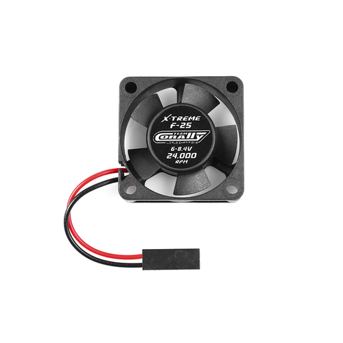 Team Corally - ESC Ultra High Speed Cooling Fan 30mm - 6v-8,4V - Dual ball bearings - Black connector