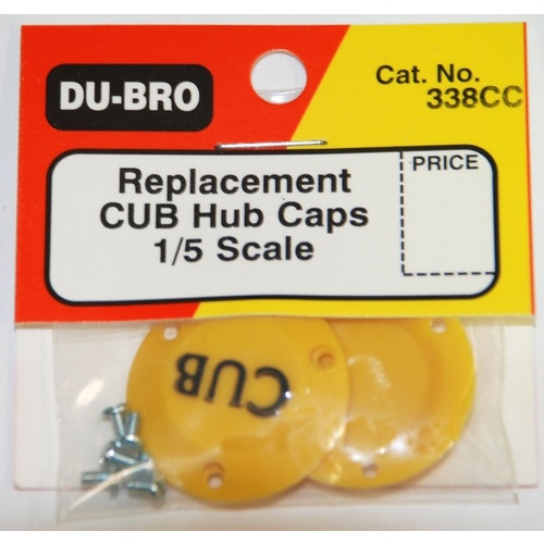 DUBRO 338CC 1/5 SCALE CUB CAPS (2 PER PACK)