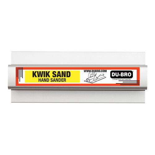 DUBRO KWIK SAND HAND SANDER 11" (27.94cm) x 2.5" (6.35cm) (1 pc per pkg)
