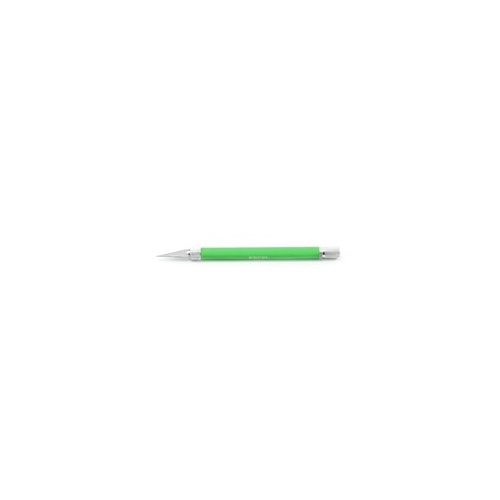 EXCEL 16022 EXCEL K18 SOFT GRIP KNIFE NON ROLL WITH SAFETY CAP (GREEN)