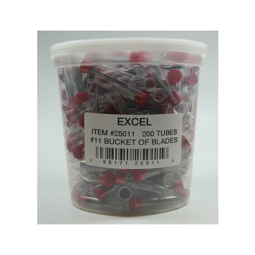 EXCEL 25011 BUCKET OF BLADES - 200 TUBES OF 5