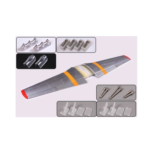 Main Wing Set P51 Red Tail 1700mm