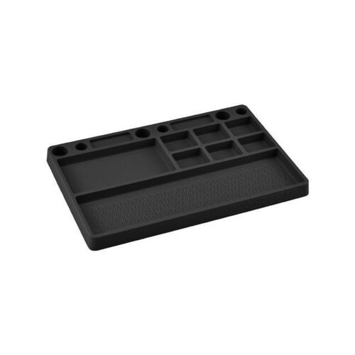 JConcepts parts tray, rubber material - gray