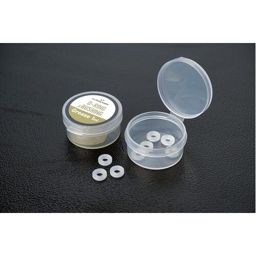 Low Friction X Ring (w/special o-ring grease) (for 3mm shaft) (8pcs)