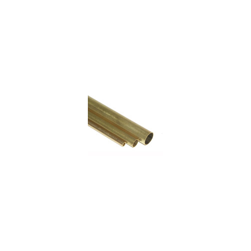 K&S 9851 SQUARE BRASS TUBE  (300MM LENGTHS) 3MMX3MM X .45MM WALL (2 PIECES)