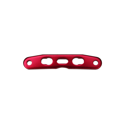 GV MV162D5R SUSPENSION PLATE 3MM - FRONT & REAR/RED