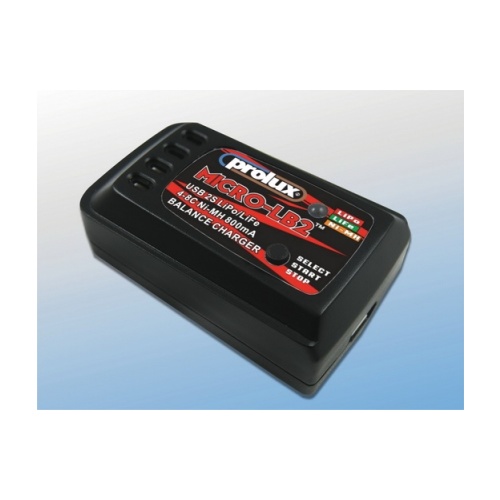 USB CHARGER 2S LIPO/LIFE OR 4-8 CELL NIMH 800MAH PROLUX