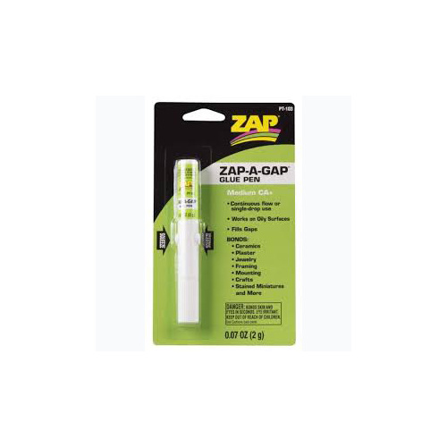 ZAP PT-103 .07 OZ. GREEN ZAP-A-GAP PEN (CARDED)