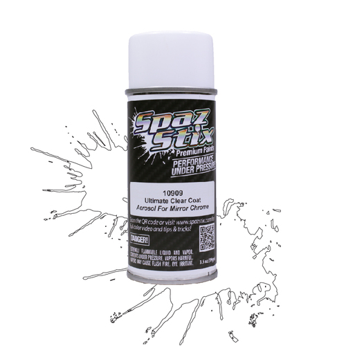 Ultimate Clear Coat Aerosol Paint 3.5oz -for Mirror Chrome