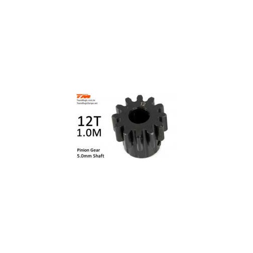 Pinoion gear M1 for 5mm shaft 12T