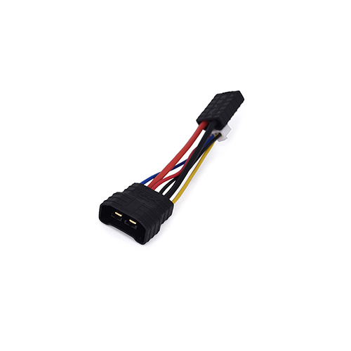 TRX ID Compatible LiPo Battery Adapter with 4S/3S/2S Balance Port - 5cm 14 AWG silicone wire /22AWG pvc wire Including 