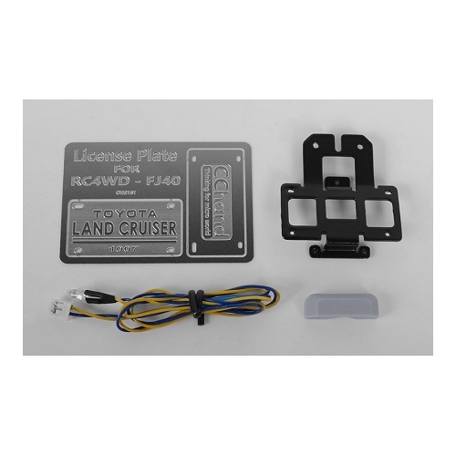 Rear License Plate System for RC4WD G2 Cruiser (w/LED)