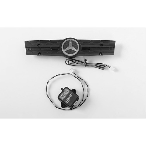 Ambient Light Grill Logo W/Strobe Effect Unit for Mercedes-Benz Arocs 3348 6x4 Tipper Truck (A)
