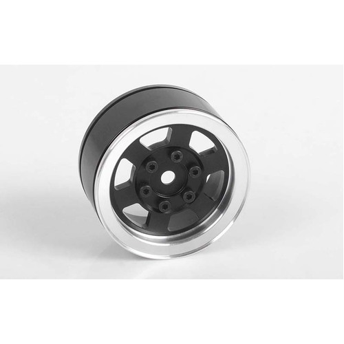 Six-Spoke 1.55" Internal Beadlock Wheels (Black)