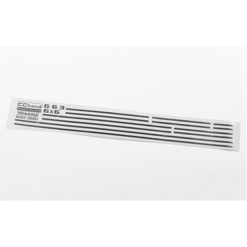 Steel Body Decal Sheet for Traxxas Mercedes-Benz G Trucks