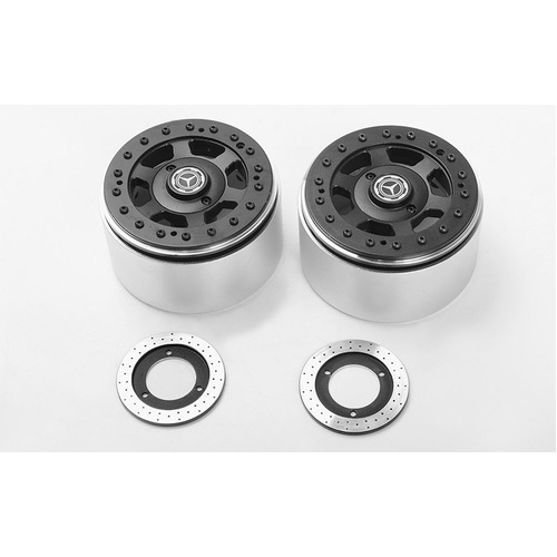TNK 2.2" Beadlock Wheels w/ Brake Discs (2x)